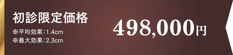 モニター価格 800,000～1,300,000円