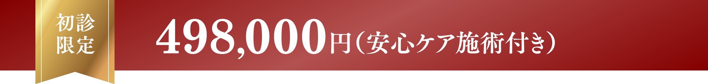初回限定 550,000円～お試し可能です。
