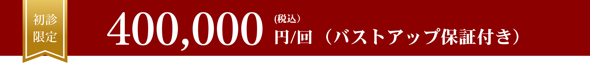 初回限定 550,000円～お試し可能です。