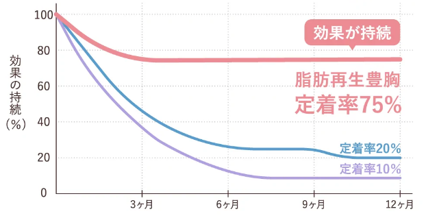 豊胸施術別の効果の比較